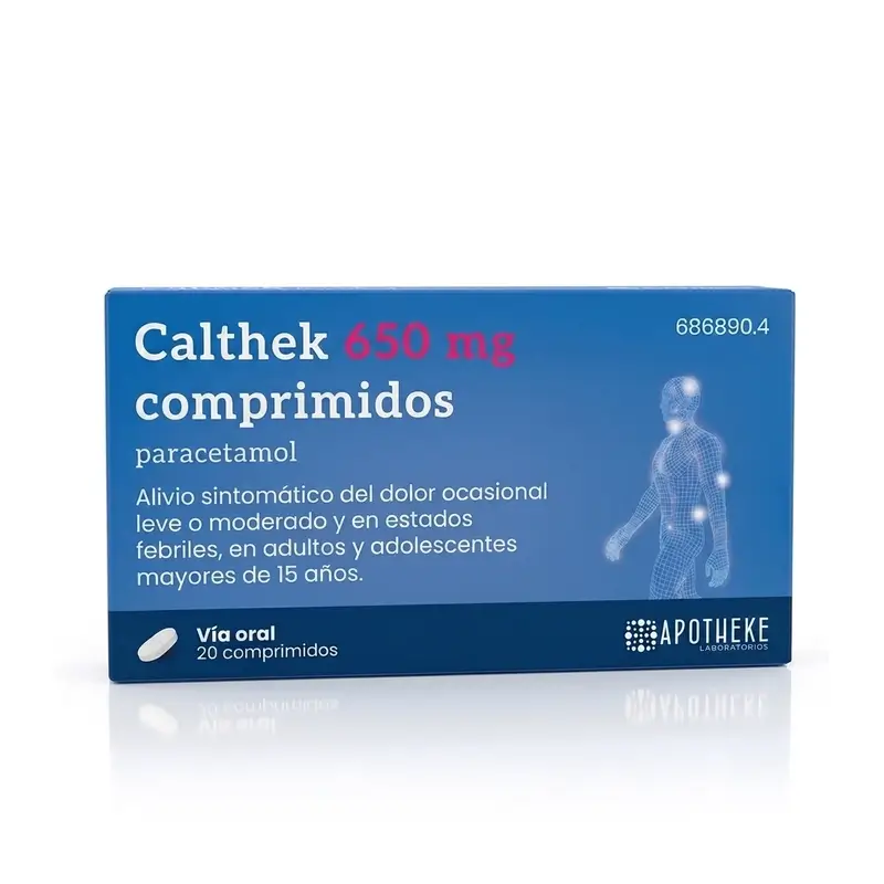 Calthek 650 Mg, 20 comprimés