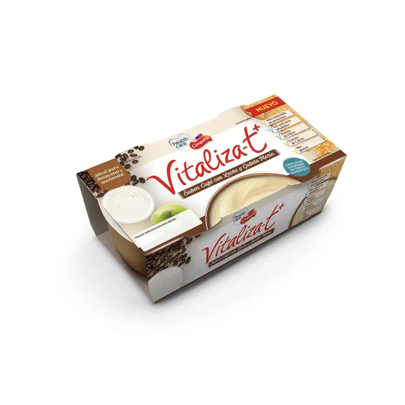 Campofrio Health Care Vitalizat+ Café et biscuits, 6 x 130 g