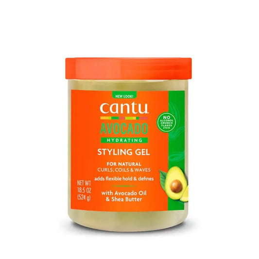 Cantu Avocado Hydrating Gel 524 Gr (sans alcool)