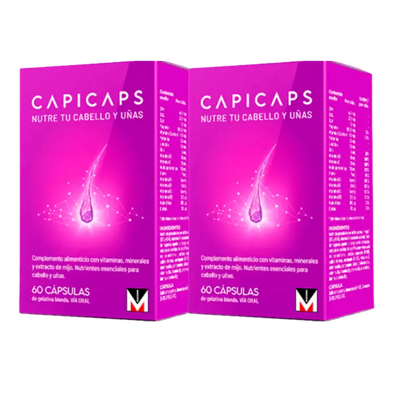 Capicaps Duplo Cheveux et Ongles 2 x 60 gélules