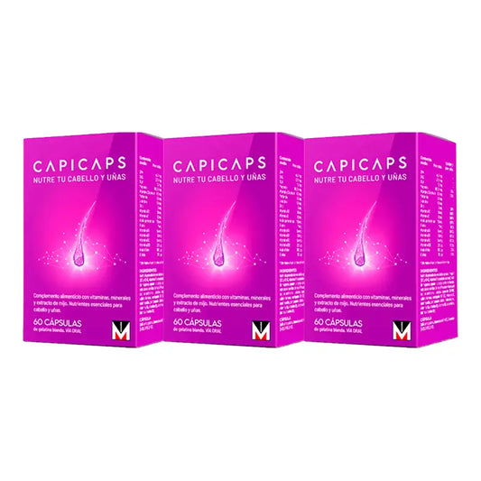 Capicaps Triplo Cheveux et Ongles 3 x 60 gélules