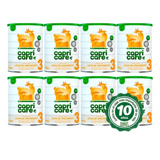 Capricare 3 Lait de croissance, paquet de 8 x 800 Gr