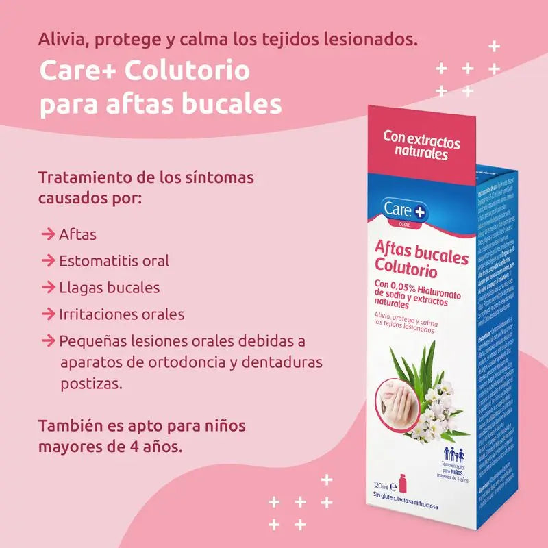 Care+ Aftas Bain de bouche, 120 ml