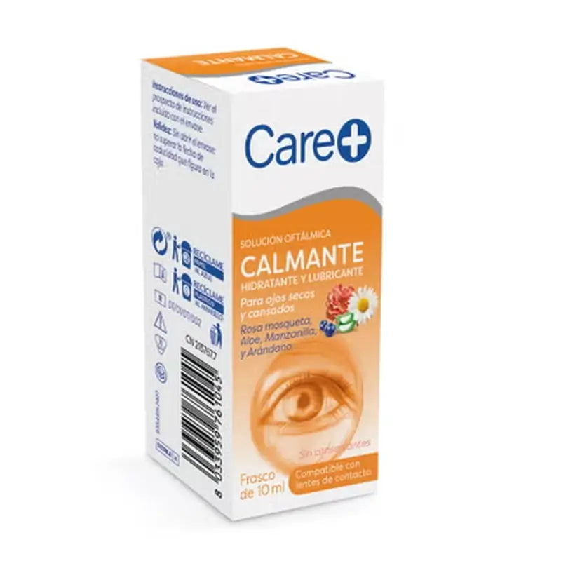 Care+ Gouttes oculaires Solution oculaire apaisante pour les yeux irrités 10 ml