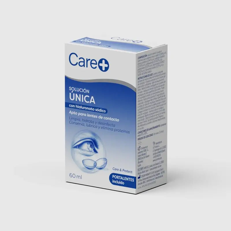 Care+ Solution pour lentilles de contact, 60 ml