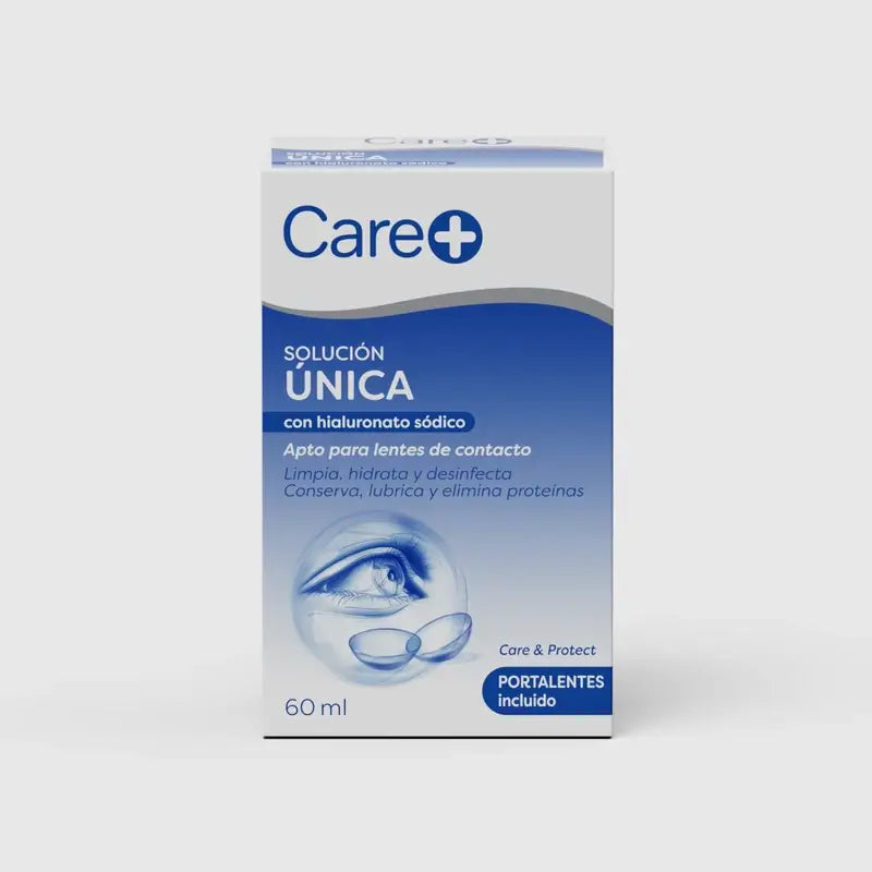 Care+ Solution pour lentilles de contact, 60 ml