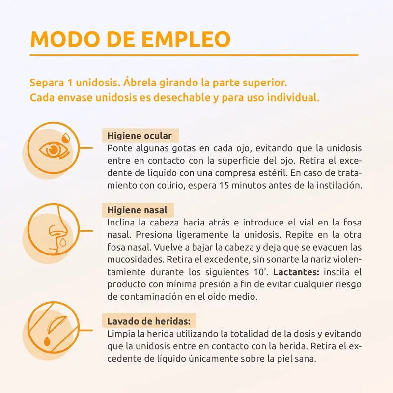 Solution physiologique Care+ 5 ml, 30 unités