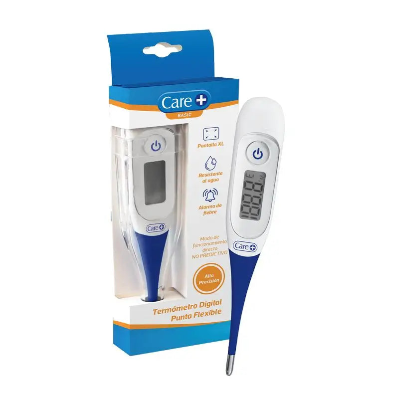 Thermomètre numérique Care+ à embout flexible