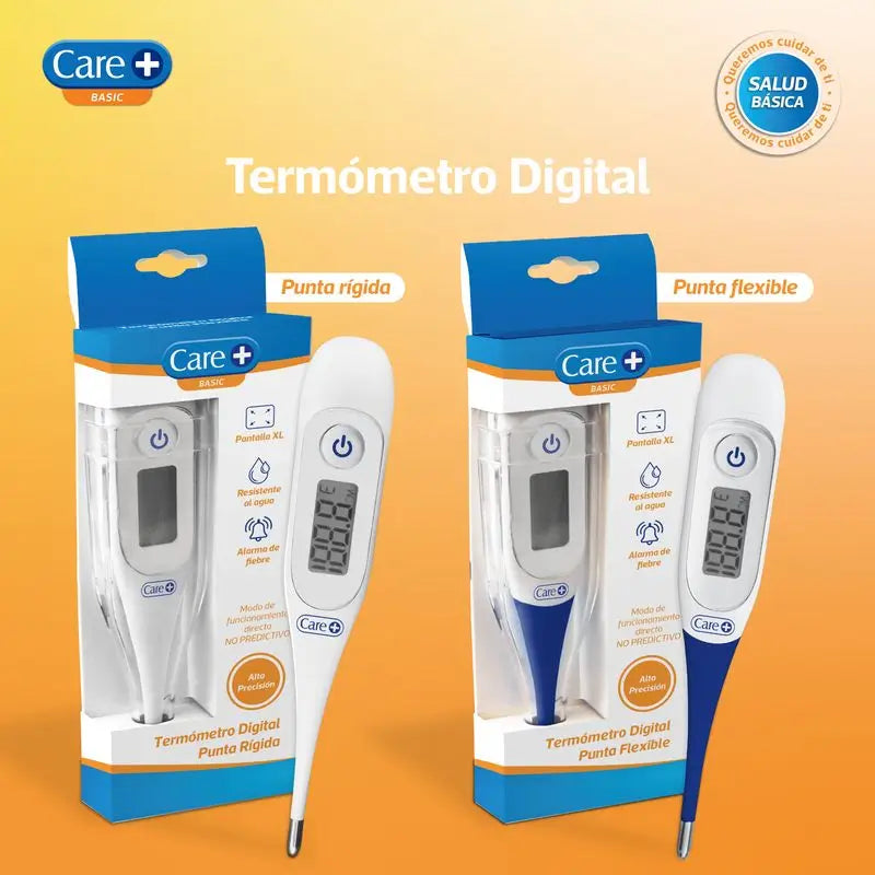 Thermomètre numérique Care+ à embout flexible