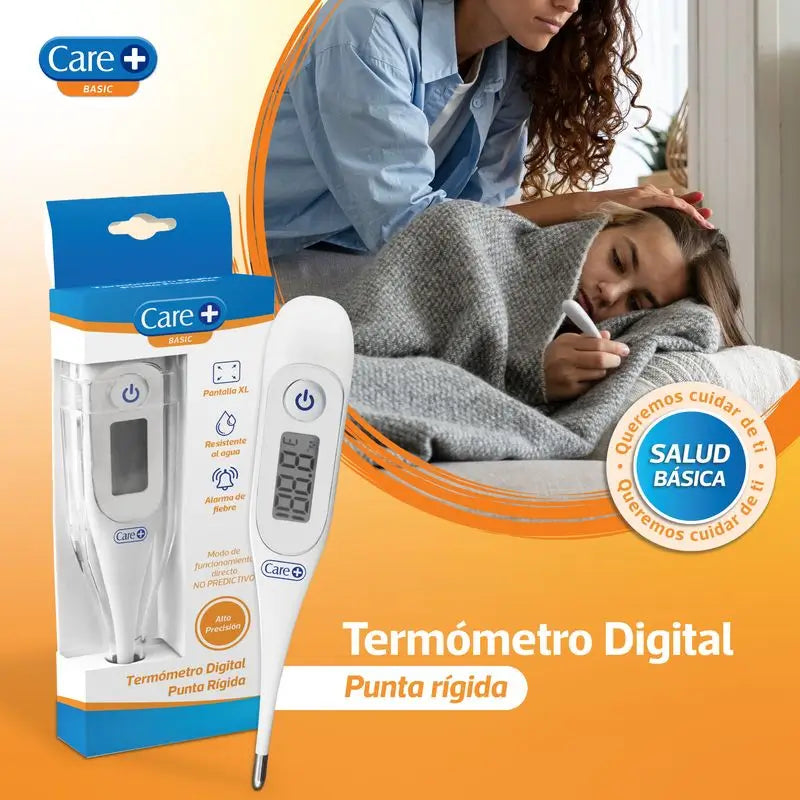 Thermomètre numérique Care+ à embout rigide