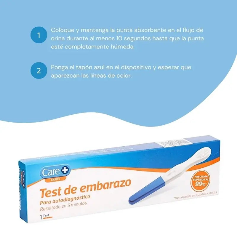 Care+ Test de grossesse autodiagnostique 1 pièce