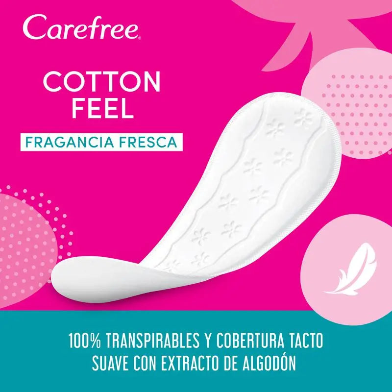 Carefree Cotton Feel Normal Fresh Fragrance 40+4Packs