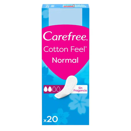 Carefree Cotton Feel Normal Sans Parfum 20Packs