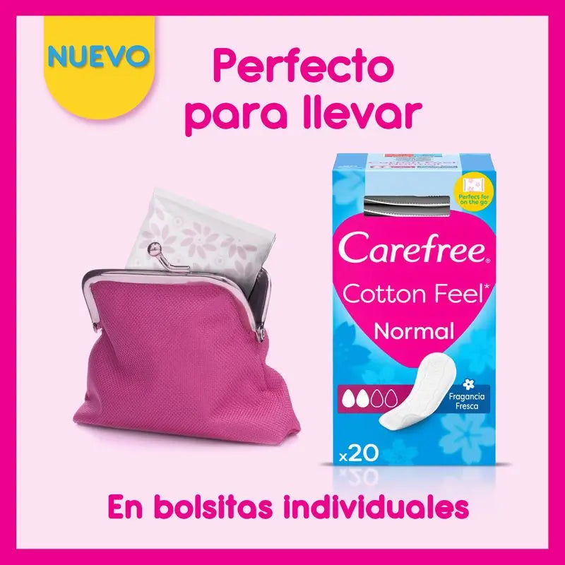 Carefree Plus Large Fresh, 20 pièces