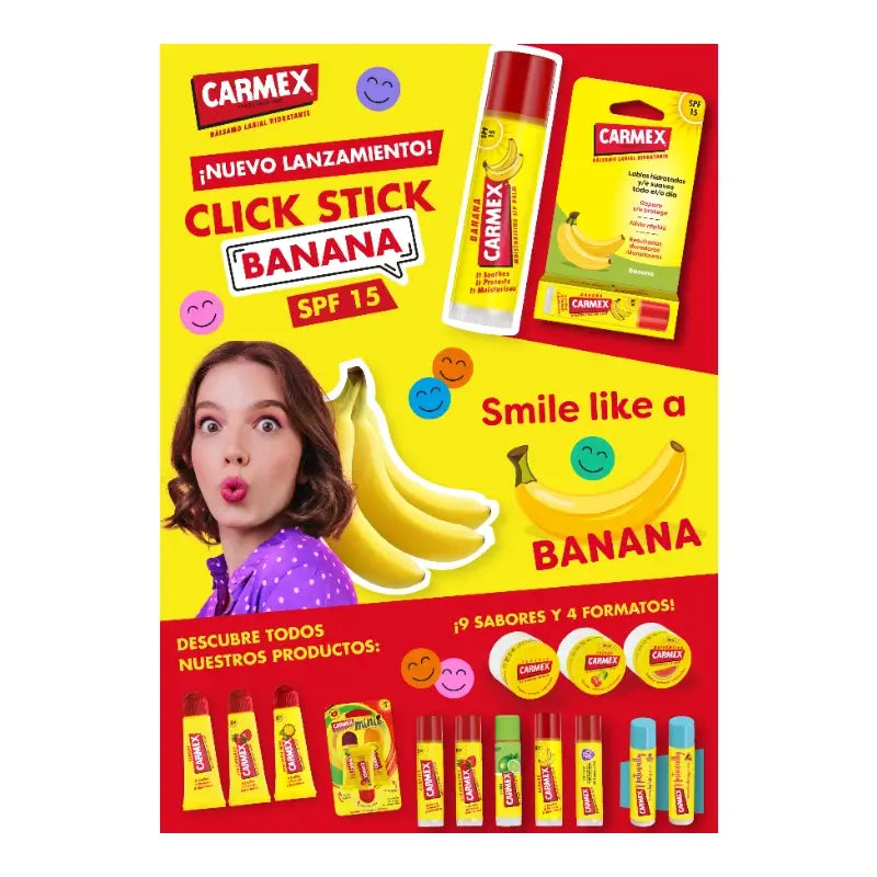 Carmex Stick Banane SPF 15, 4,25 g