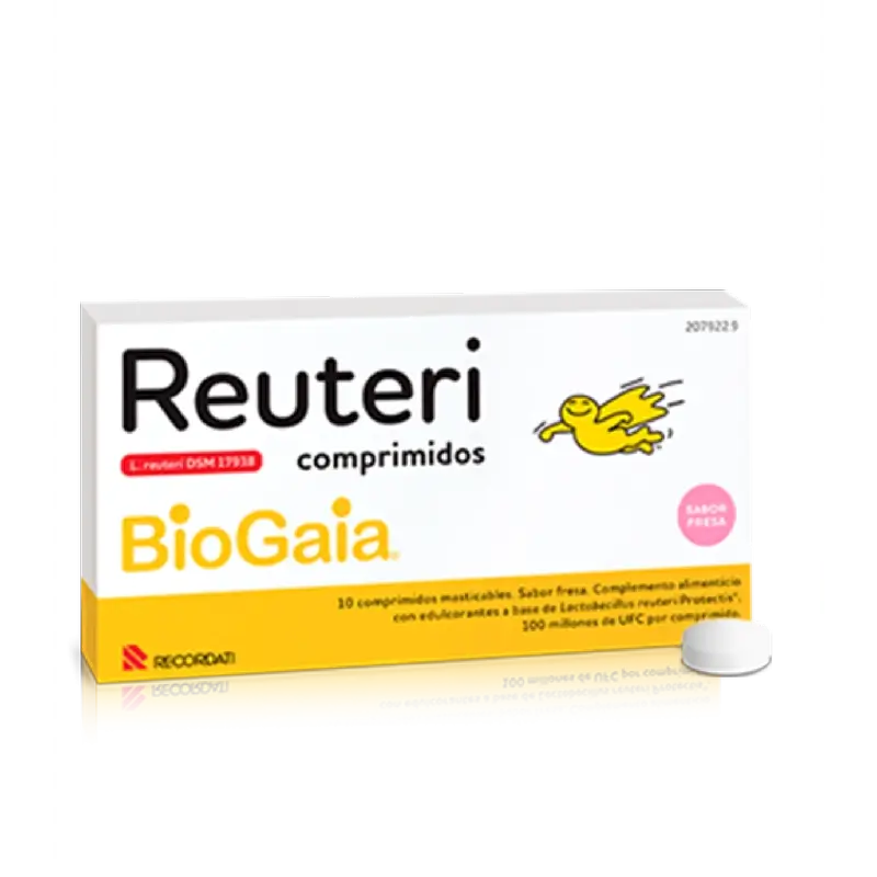 Reuteri comprimés à la fraise, 10 comprimés