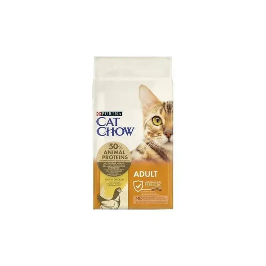 Cat Chow Adult Cat Food – Chicken and Turkey, 15 kg