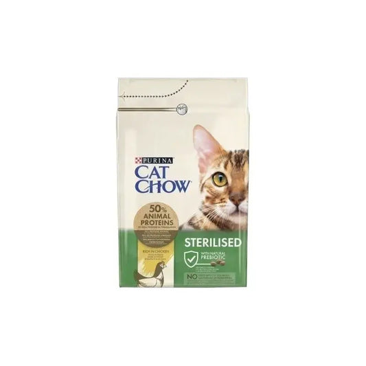 Cat Chow Sterilised Cat Food – Chicken, 3 kg