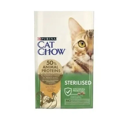 Cat Chow Sterilised Cat Food – Turkey, 15 kg
