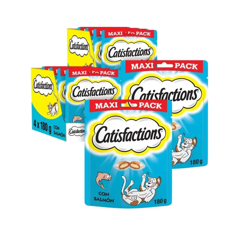 Catisfaction Megapack Salmon, Pack Of 2, 4X180Gr