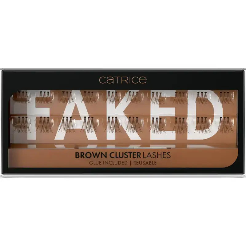 Catrice, faux cils « Faked Brown Cluster », 20 pièces