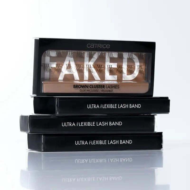 Catrice, faux cils « Faked Brown Cluster », 20 pièces