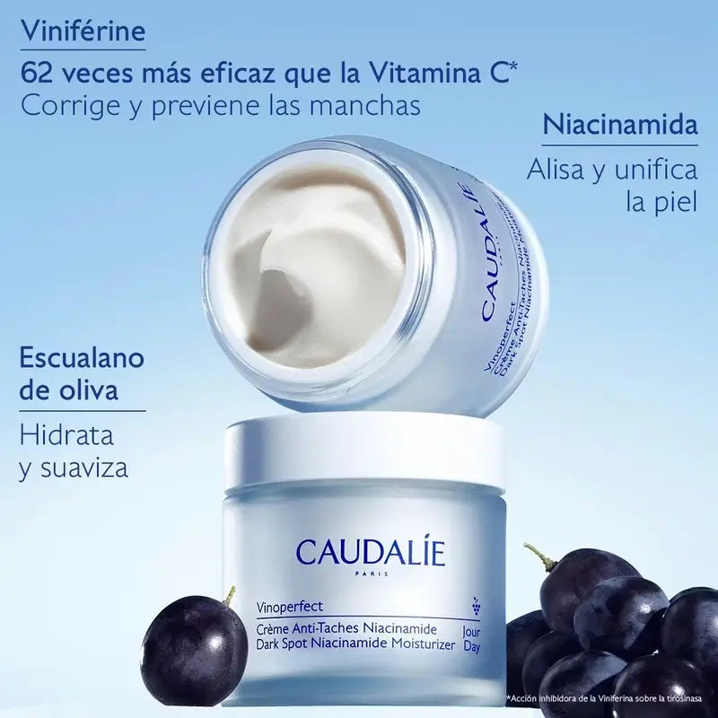Caudalie Vinoperfect Crème anti-taches au niacinamide, 50 ml
