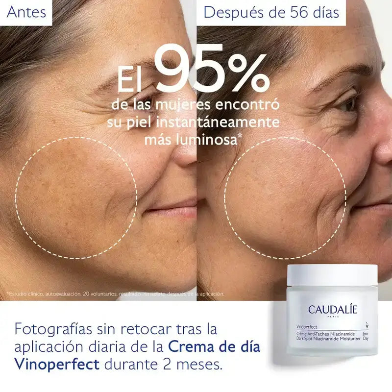 Caudalie Vinoperfect Crème anti-taches au niacinamide, 50 ml