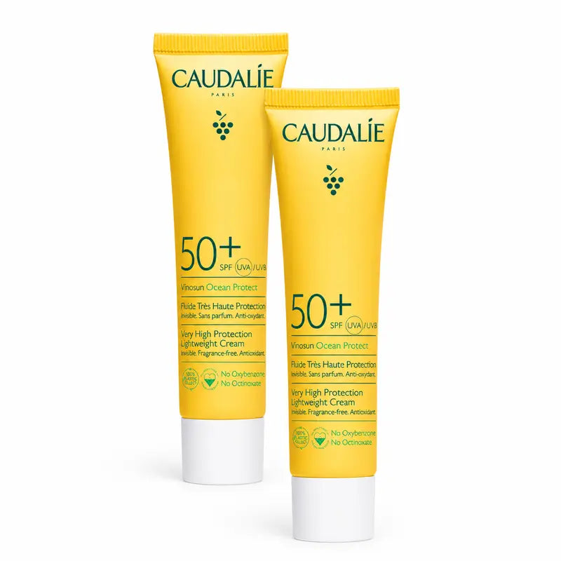 Caudalie Vinosun Fluide Très Haute Protection SPF50+  Lot de 2 x 40 ml