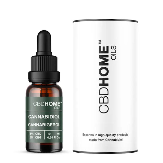 Cbd Home Huile de Cbd 15% + Cbg 5%, 10 ml