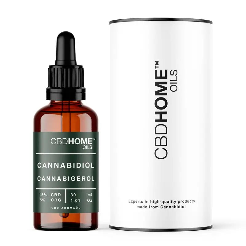 Cbd Home Huile de Cbd 15% + Cbg 5%, 30 ml