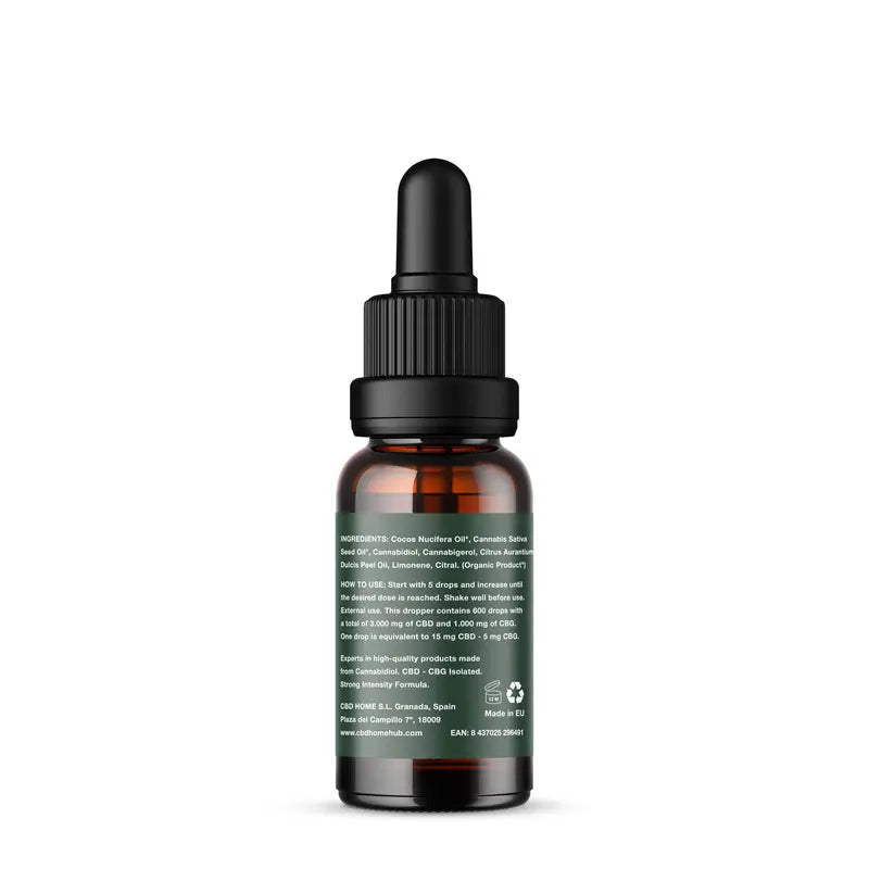Cbd Home Huile de Cbd 30% + Cbg 10%, 10 ml