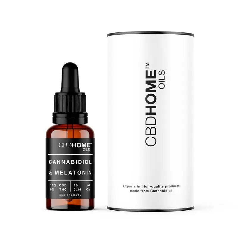 Cbd Home Huile de Cbd 10% + Melat, 10 ml