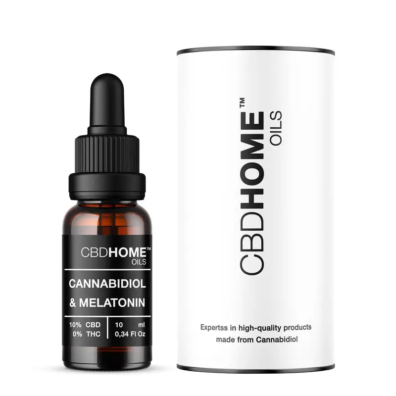Cbd Home Huile de Cbd 10% + Melat, 10 ml