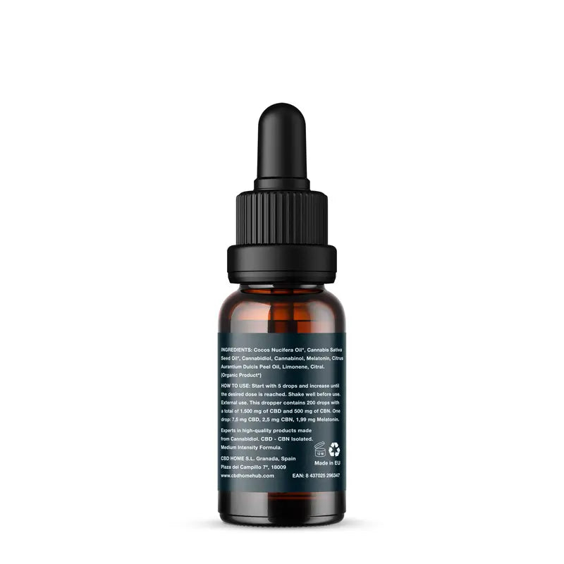 Cbd Home Huile de Cbd 15% + Cbn 5%, 10 ml