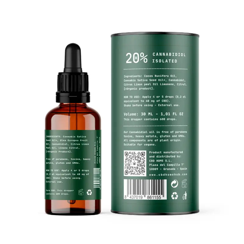 CBD Home Huile de CBD 20%, 30 ml