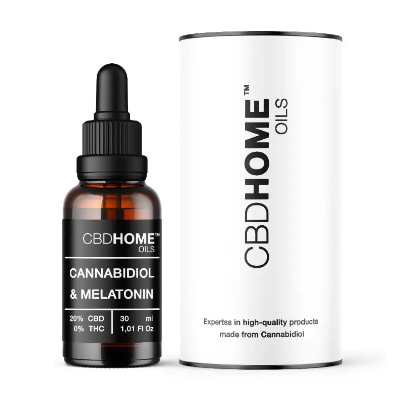 CBD Home Huile de CBD 20% avec Mélatonine, 30 ml