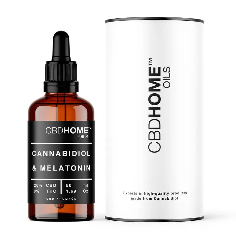 Cbd Home Huile de Cbd 20% + Melat, 50 ml