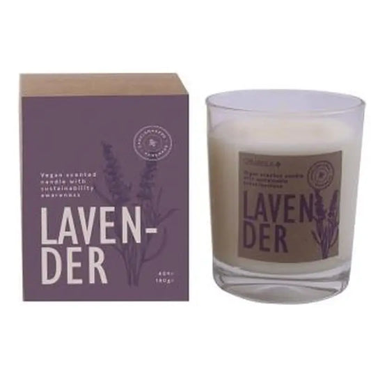 Cerabella Candle Glass Botvasl Lavender 7,5X9Cm 1Ud