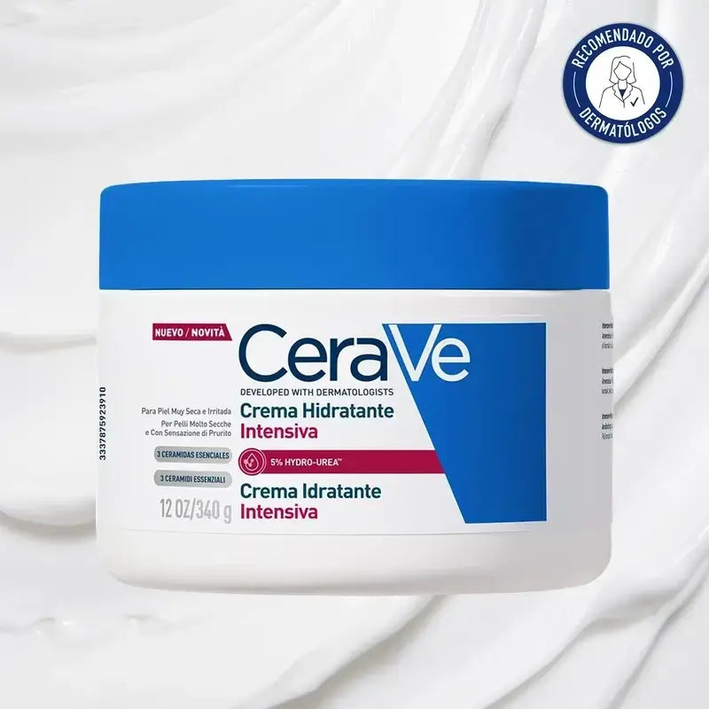Cerave Crème Hydratante Intensive 5% Hydro-Urea, Pack 2 x 340 gr
