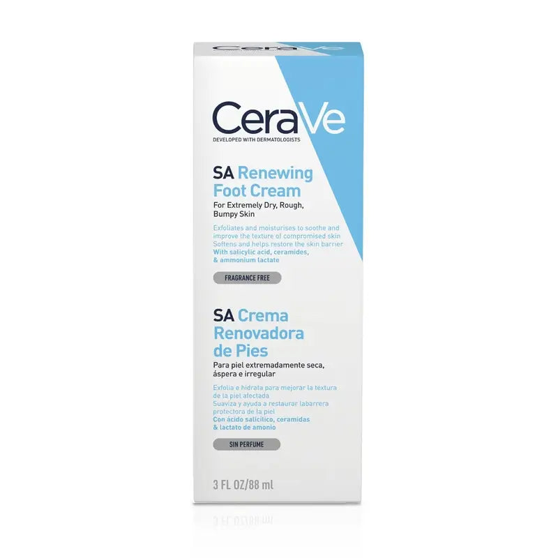 CeraVe Crème régénératrice pour les pieds, 88 ml