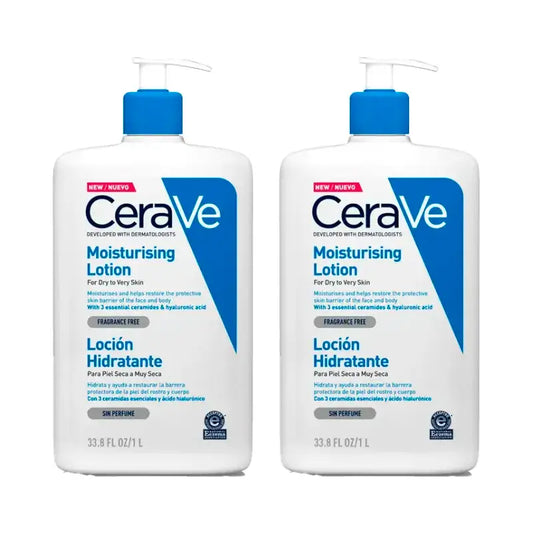 CeraVe Duplo Lotion hydratante, 2X1L