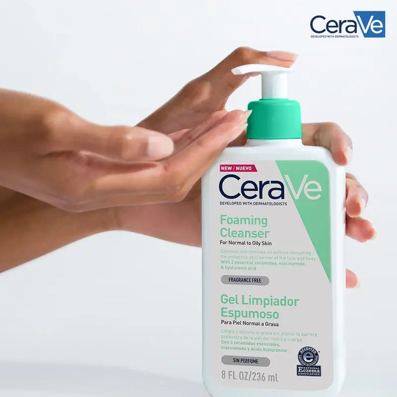 CeraVe Gel nettoyant moussant, 236 ml