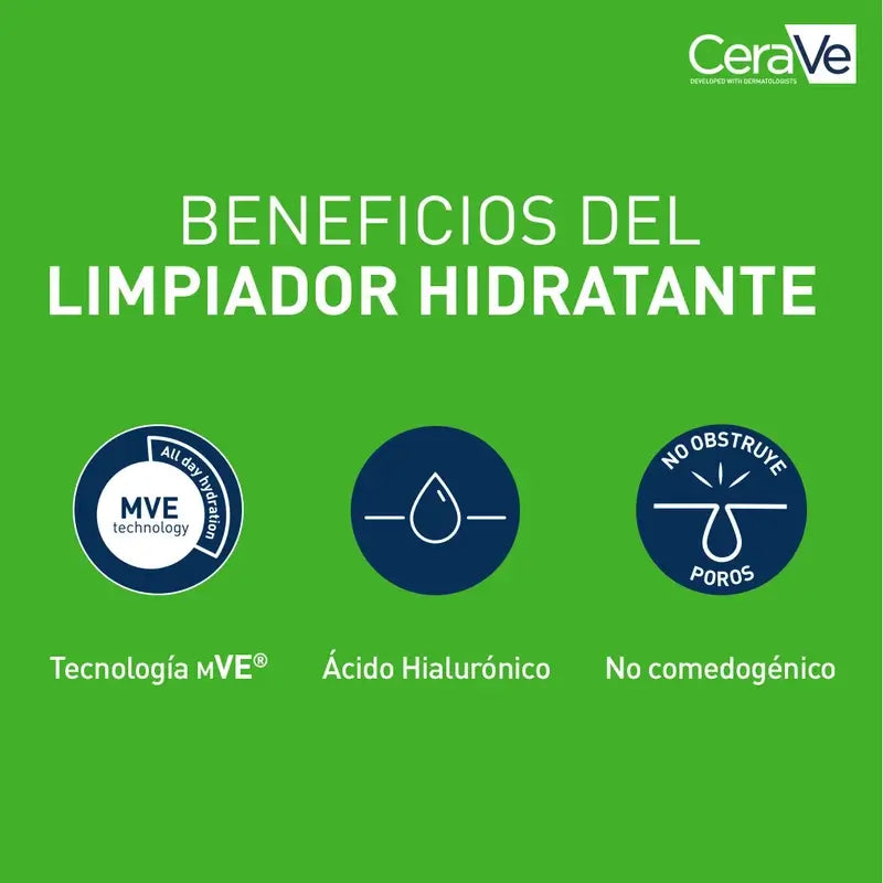 CeraVe Gel nettoyant hydratant, 236 ml