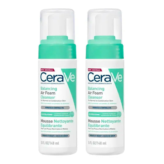 CeraVe Air Foam Rebalancing Cleanser, Pack 2 x 148 ml