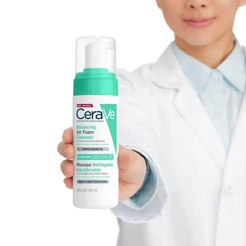CeraVe Air Foam Rebalancing Cleanser, Pack 2 x 148 ml