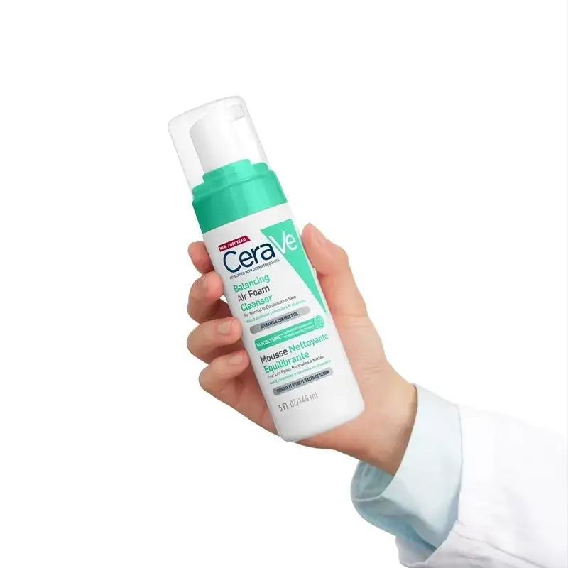 CeraVe Air Foam Rebalancing Cleanser, Pack 2 x 148 ml