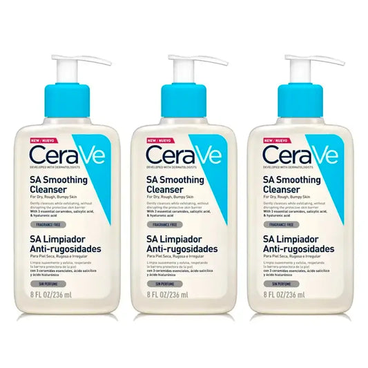 CeraVe Nettoyant anti rugosité, paquet de 3 x 236 ml