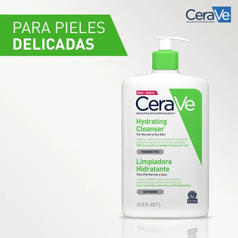 CeraVe Gel nettoyant hydratant, 1l