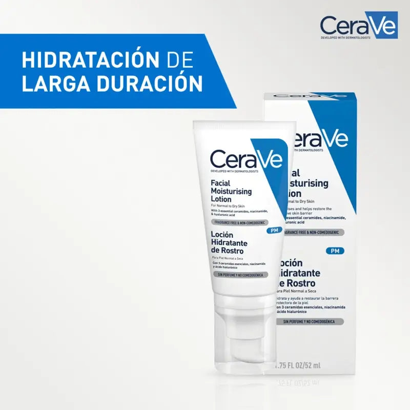 CeraVe Lotion hydratante pour le visage, 52 ml